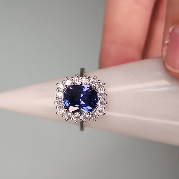 NWT Ryze Wisteria & White Frost CZ .925 Sterling Silver Ring - Size 8.25 - Picture 10 of 11